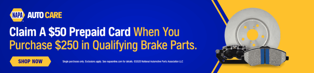 NAPA Brakes Rebate