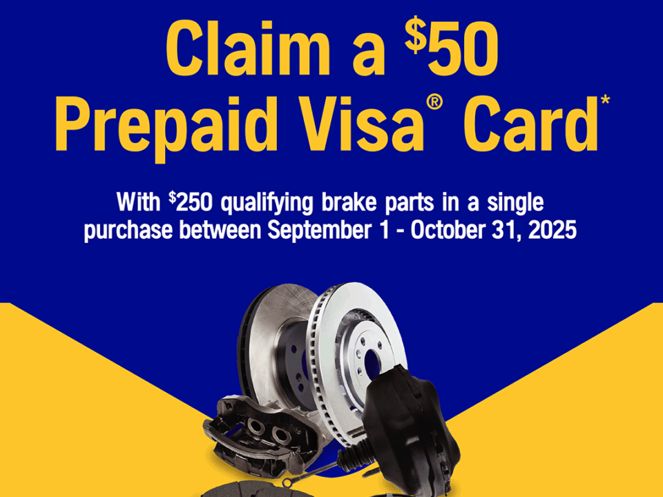 NAPA Brake Rebate